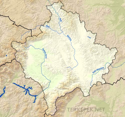 Koszovó vízrajza